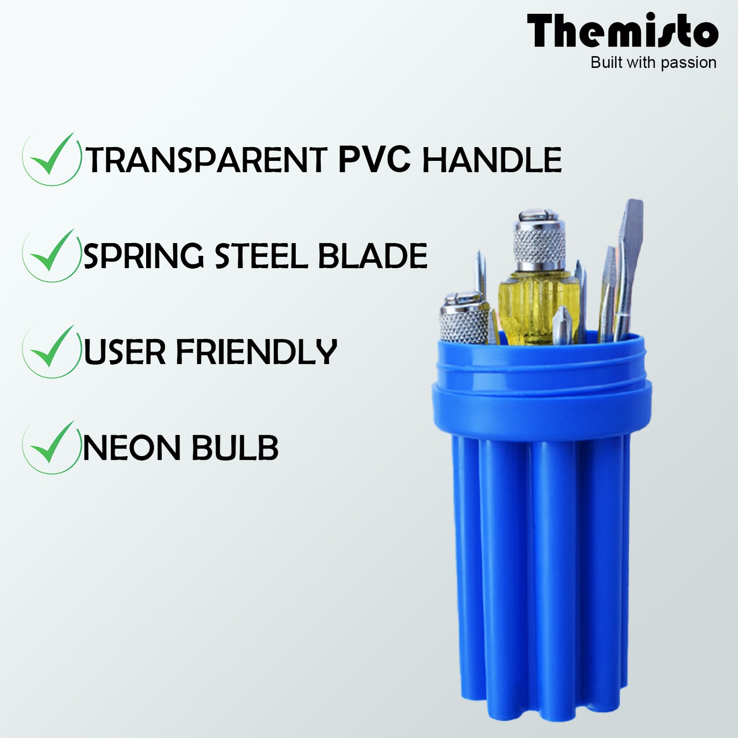 Themisto TH-T08 8 IN 1 COMBINATION SCREWDRIVER SET (pack of 8)