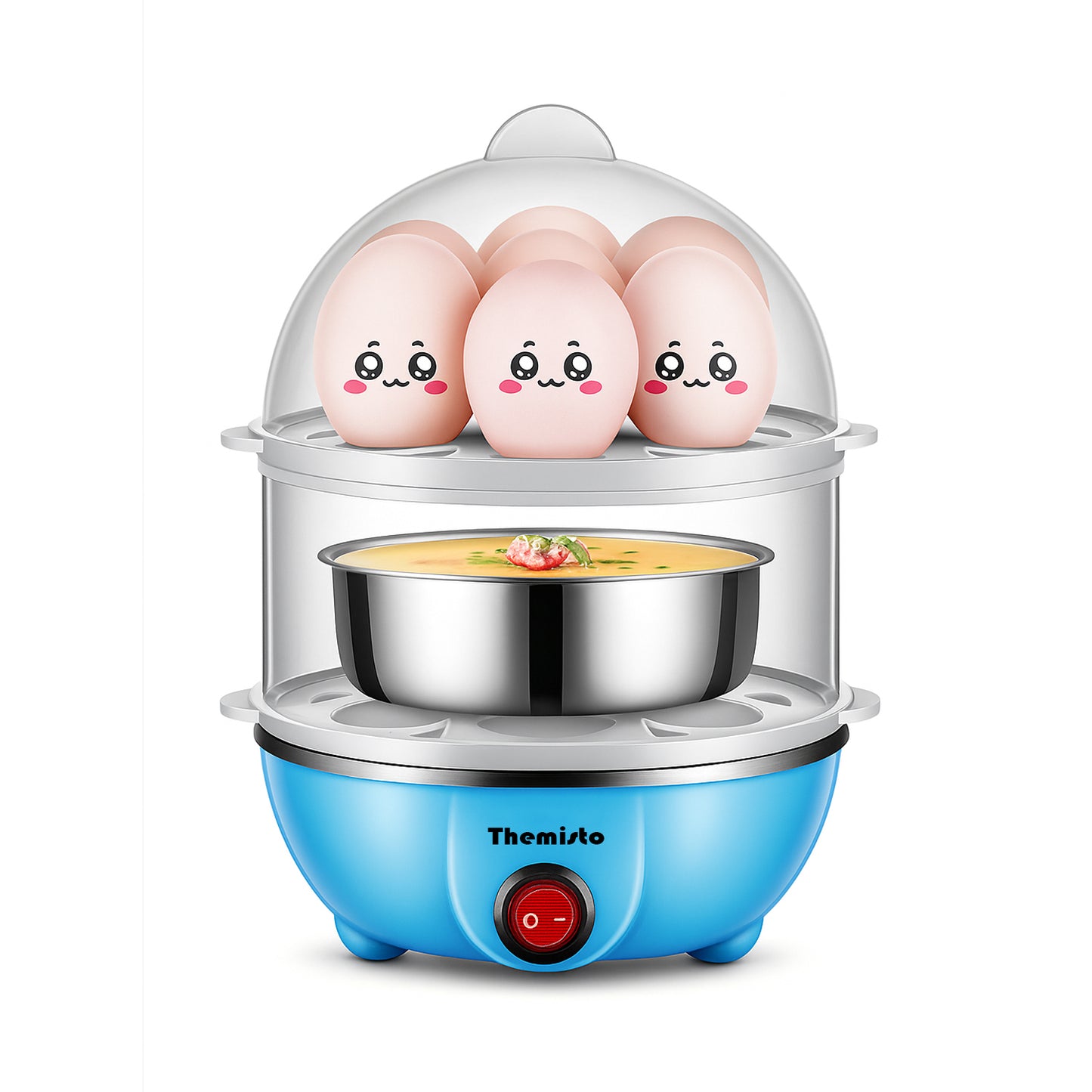 Themisto 350 W Egg Boiler/Poacher/Cooker (TH-611(14 eggs))