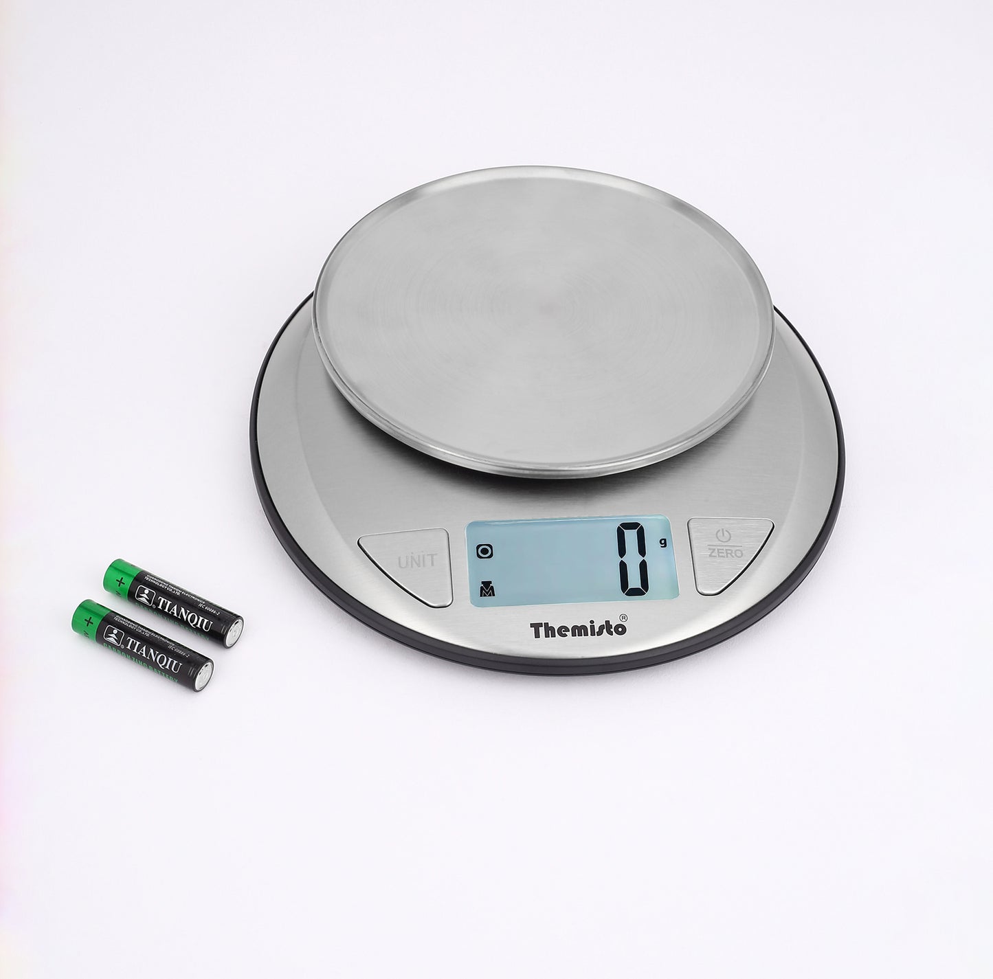 Themisto TH-WS20 Digital Kitchen Weighing Scale Stainless Steel (5Kg)