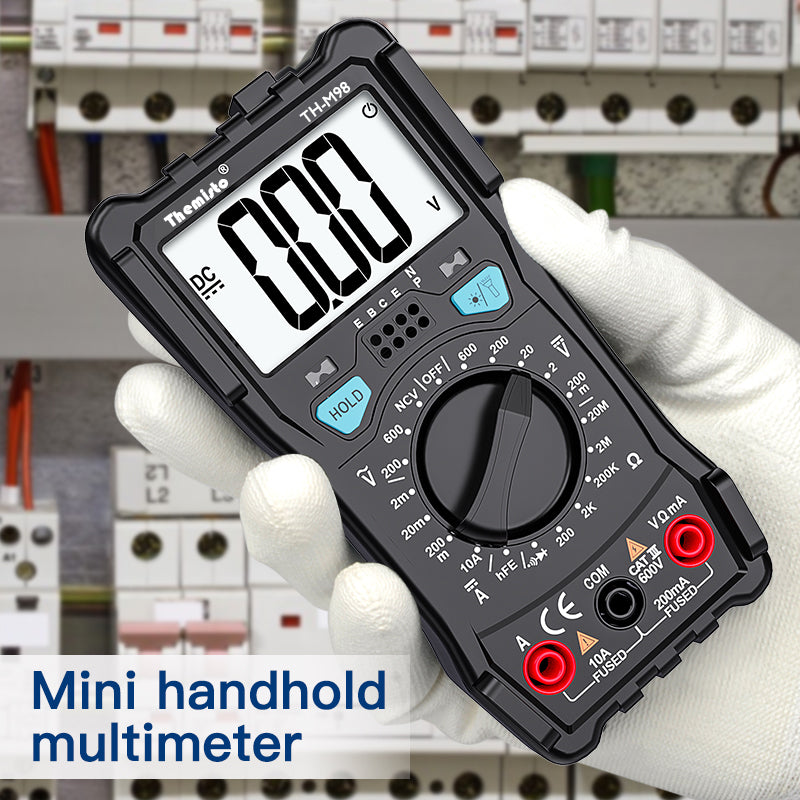 Themisto TH-M98 Digital Multimeter (Black 2000 Counts)