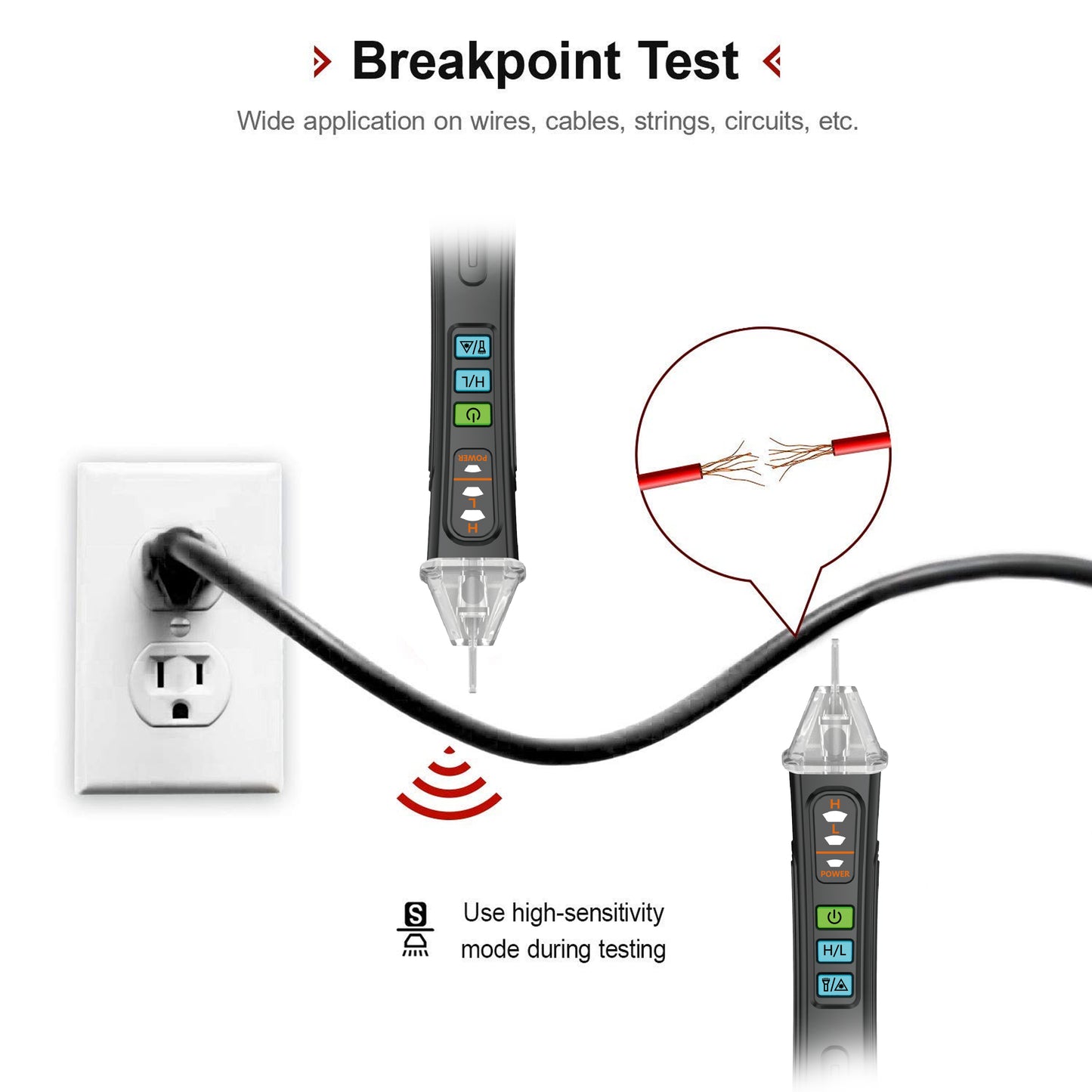 Themisto TH-M11 Non Contact AC Voltage Tester (12-1000V)