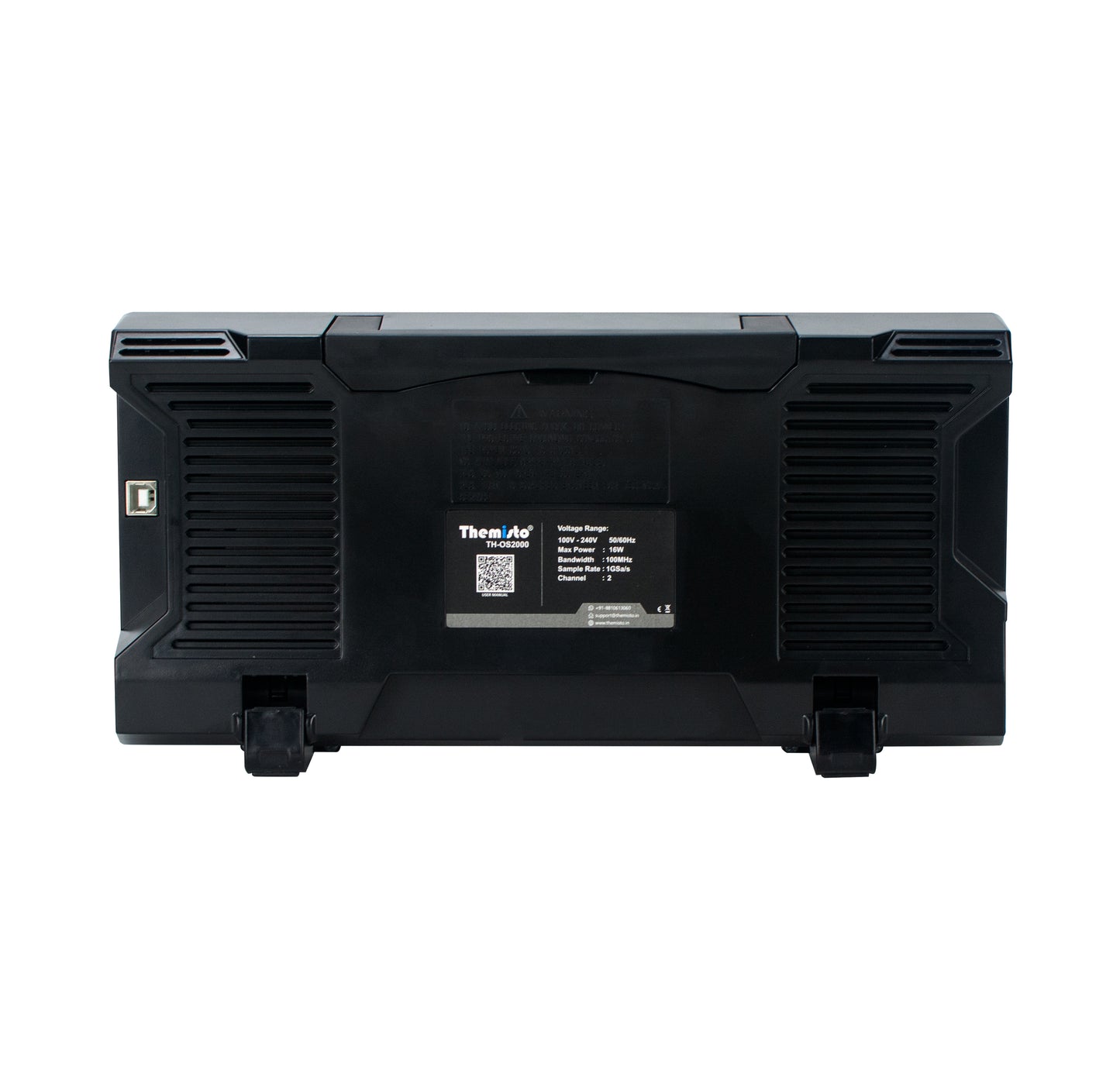 Themisto TH-OS2000 2-Channel Digital Oscilloscope 100MHz Bandwidth 1GSa/s Sampling Rate with Function Generator