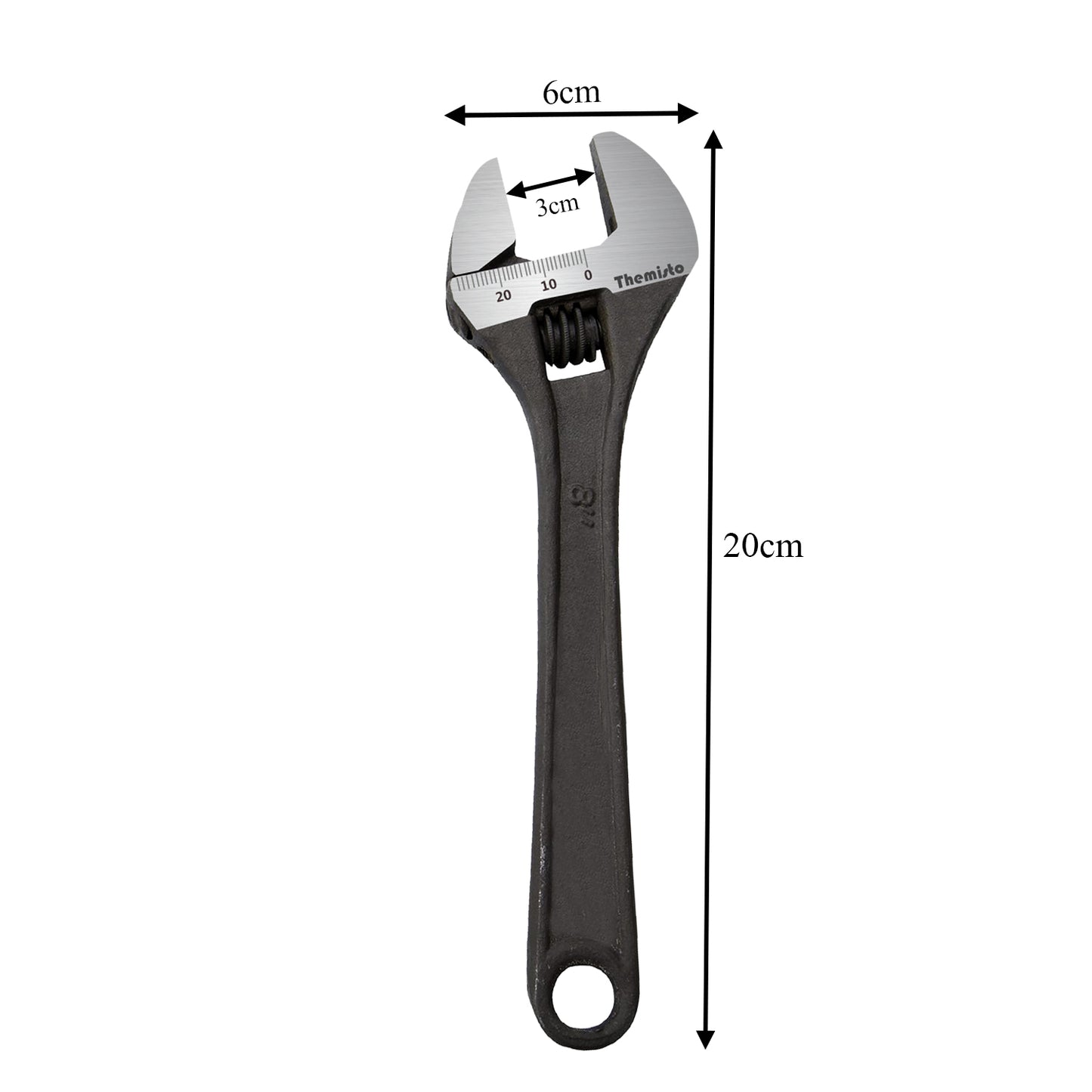 Themisto TH-T11 8 Inch Adjustable Wrench