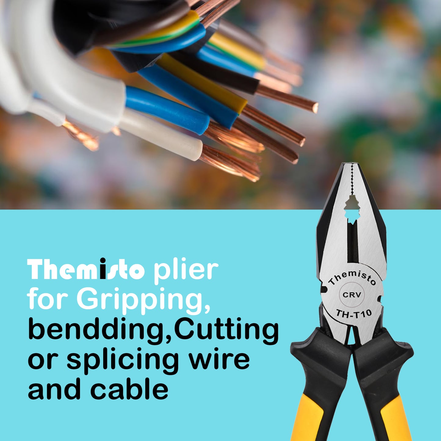 Themisto TH-T10 8 Inch Combination Plier CRV