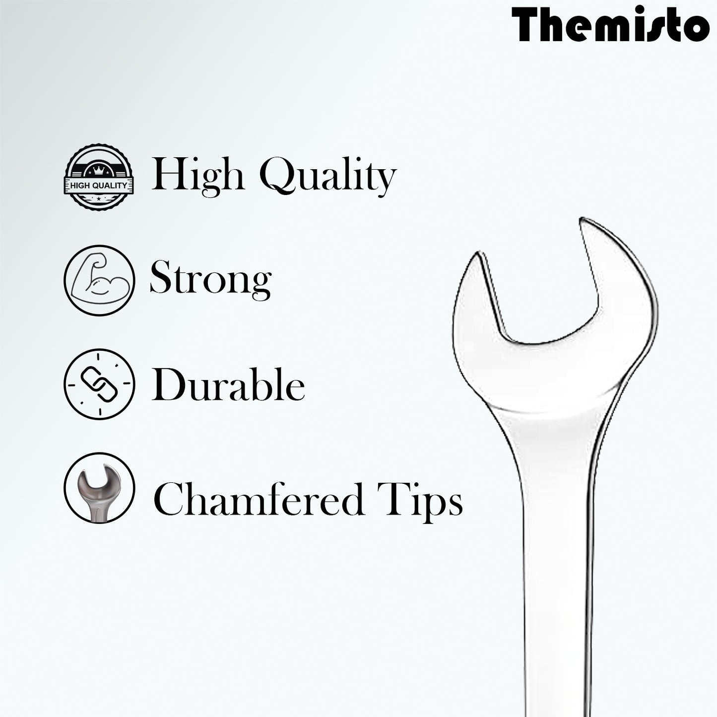 Themisto TH-T18 8pcs. Elliptical Spanner (Pack of 8)
