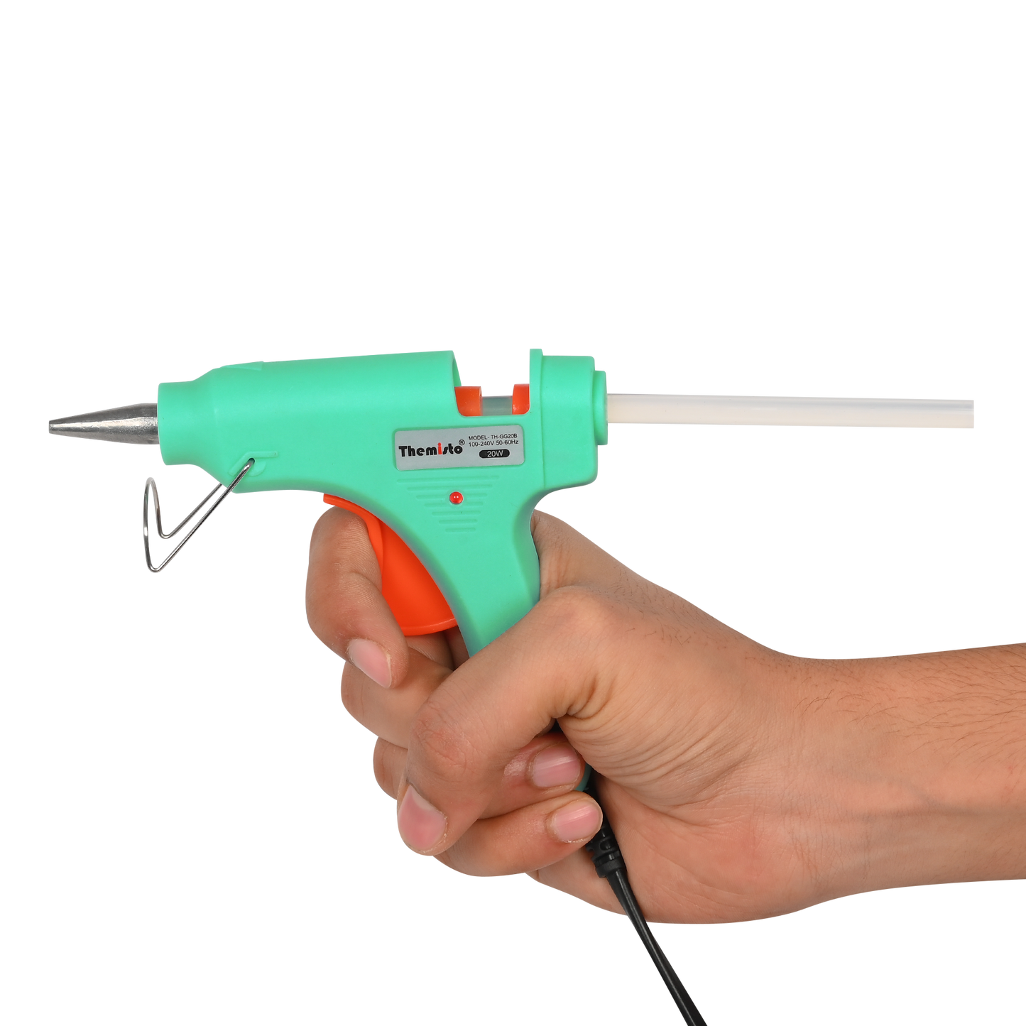 Themisto TH-GG20B 20 Watt Mini Hot Melt Glue Gun with 10 Glue Sticks for DIY Art and Crafts…