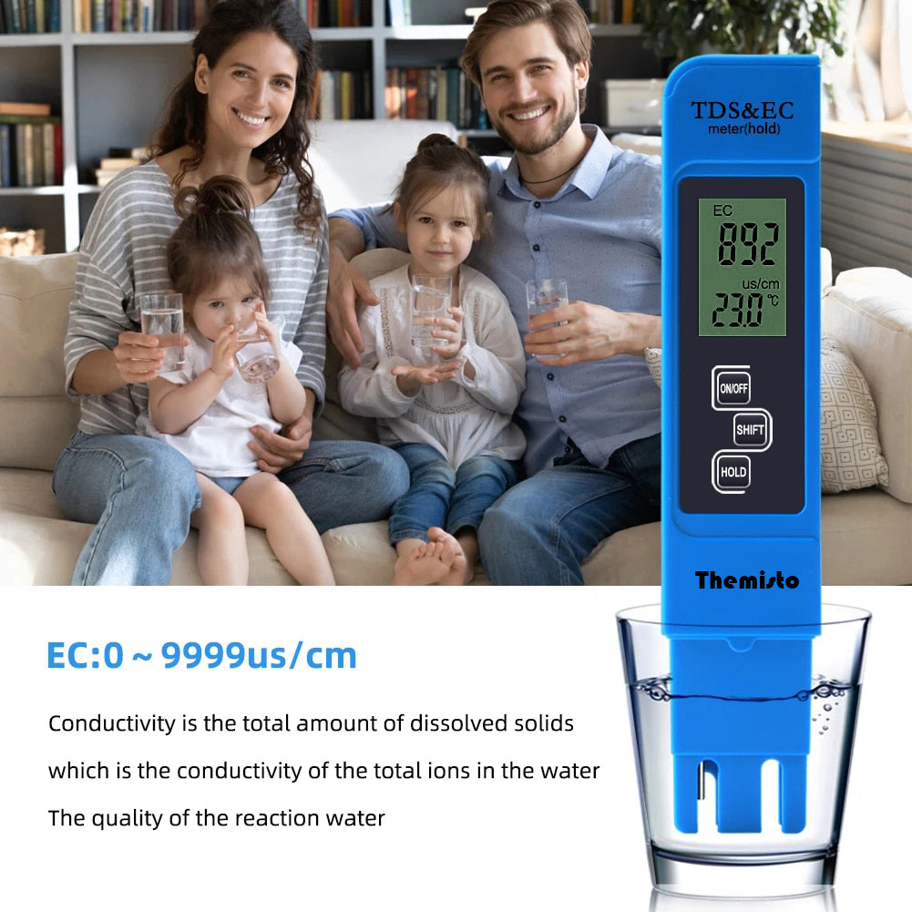 Themisto TDS-40 TDS Meter/Digital Tds Meter with Temperature And Water Quality Measurement For Ro Purifier (TDS EC)