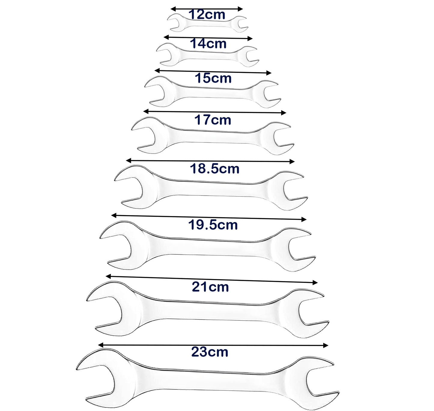 Themisto TH-T18 8pcs. Elliptical Spanner (Pack of 8)