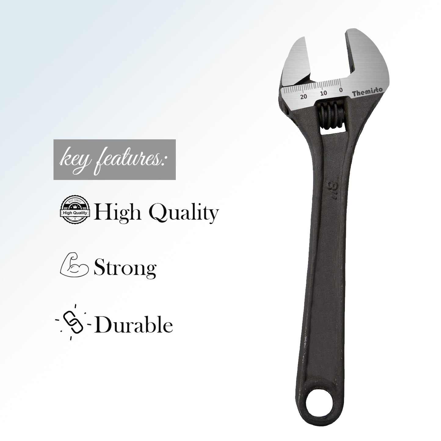 Themisto TH-T11 8 Inch Adjustable Wrench