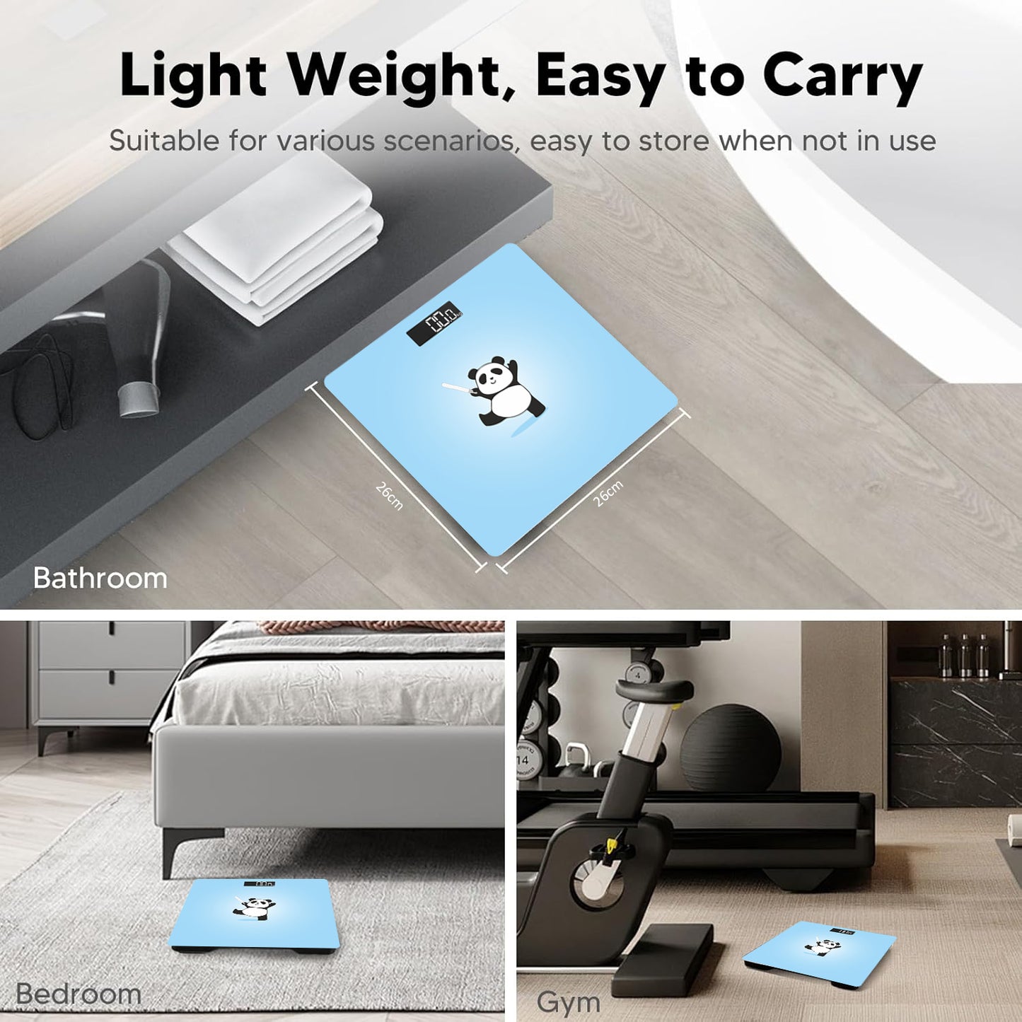 Themisto TH-WS40A Body weight Scale, With High Precision Sensors | Backlit Display