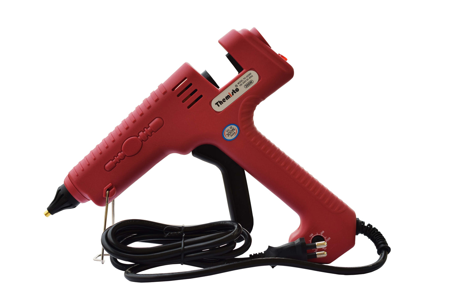 Themisto Th-GG300 Corded Electric Multi- Temperature Hot Melt Glue Gun With 5 Super Strong Gumming Glue Sticks |300 Watts|