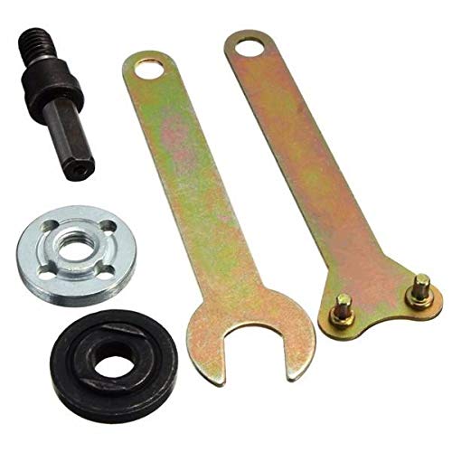 Themisto 10mm Shank Arbor Mandrel Drill Angle Adapter for Grinder Cut Off Wheels Disc