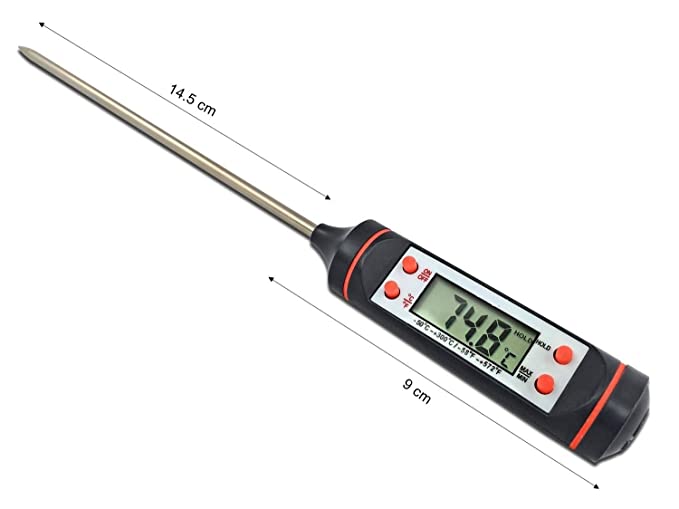 Themisto Digital LCD Cooking Food Meat Probe Kitchen BBQ Thermometer Temperature Test Pen