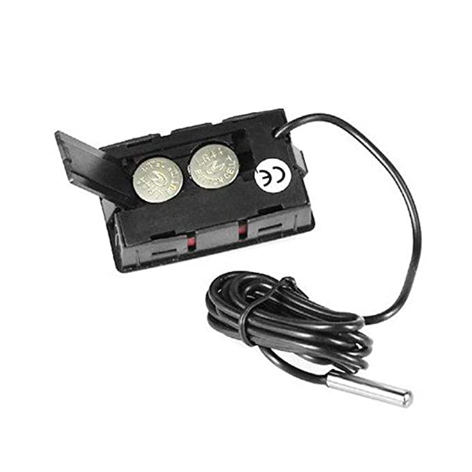 ApTechDeals Portable Pocket Wired Mini Digital LCD Electronic Temperature Meter Sensor