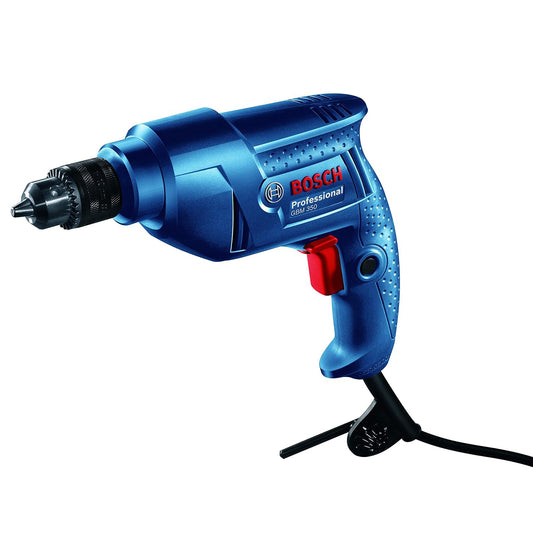 Bosch Gbm 350 Professional Rotary Drill , Wood & Metal Work (350 Watt Blue),Corded Electric, 1 Pack