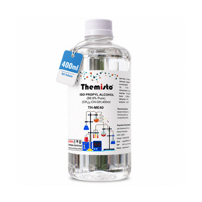 Themisto IPA ISO PROPYL ALCOHOL (99.9% Pure) (CH3)2-CH-OH (400ml)