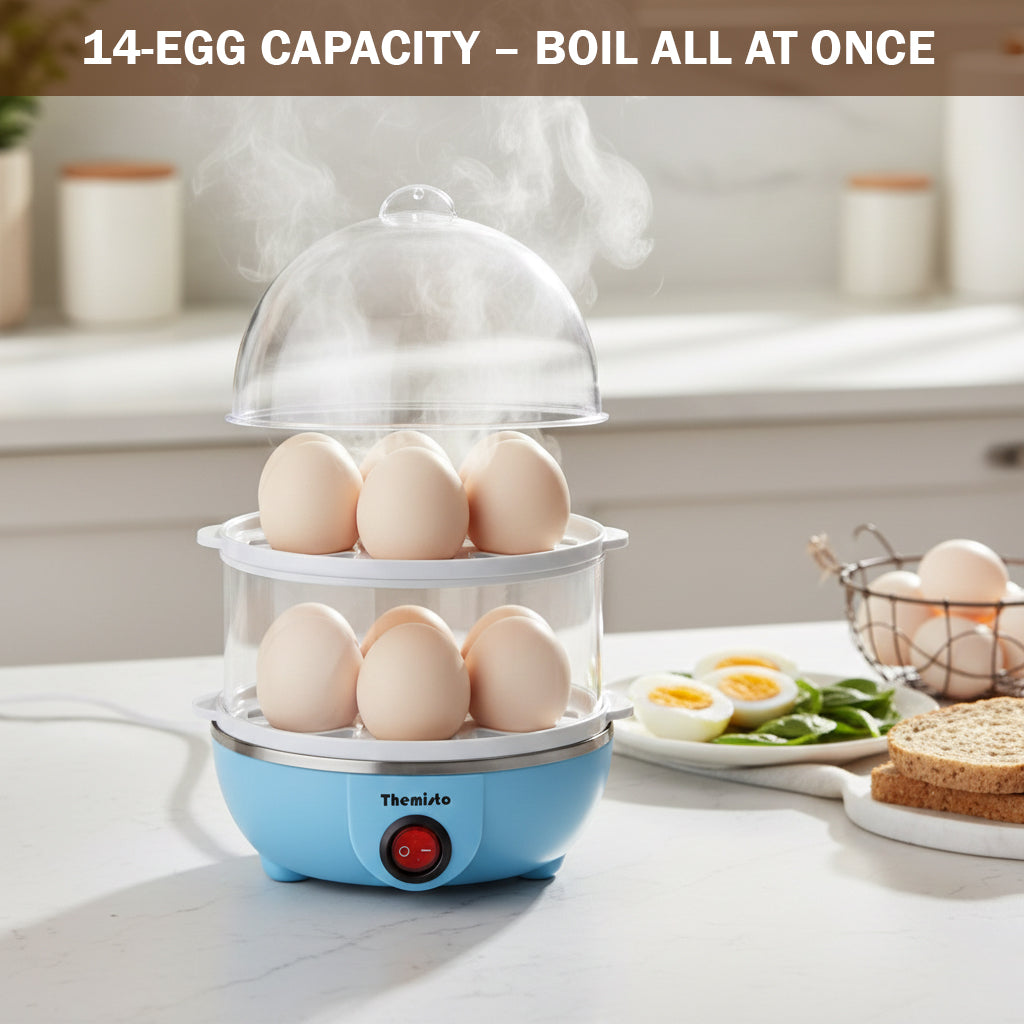 Themisto 350 W Egg Boiler/Poacher/Cooker (TH-611(14 eggs))
