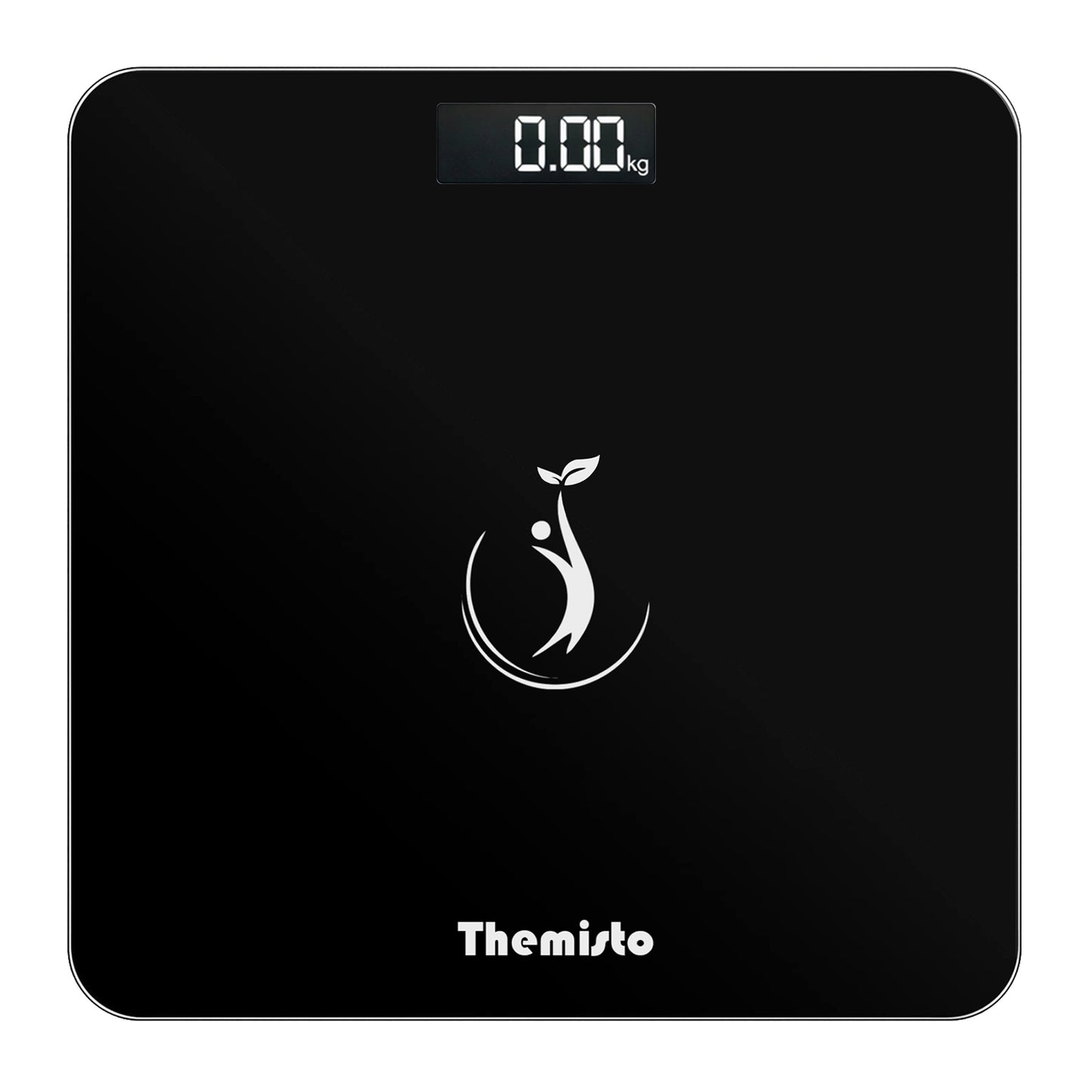 Themisto TH-WS50 Body weight Scale,With High Precision Sensors | 6 mm Tempered Glass | Backlit Display |