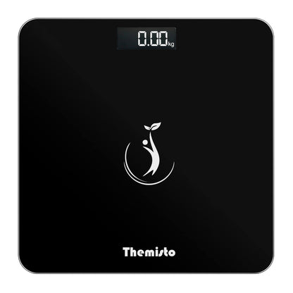 Themisto TH-WS50 Body weight Scale,With High Precision Sensors | 6 mm Tempered Glass | Backlit Display |