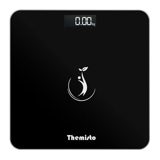 Themisto TH-WS50 Body weight Scale,With High Precision Sensors | 6 mm Tempered Glass | Backlit Display |
