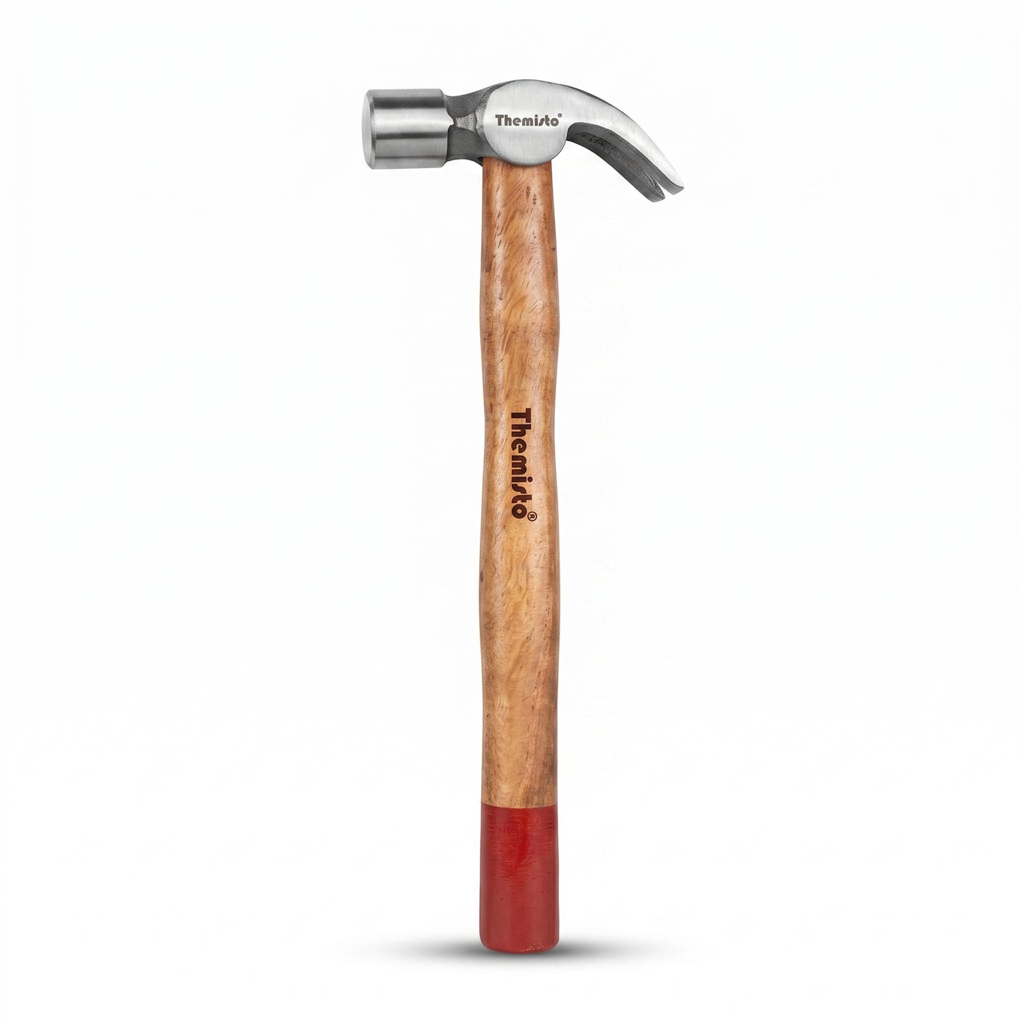 Themisto TH-T33 3/4 lbs Forged Steel Head Claw Hammer with Seasoned Wooden Handle | Strong Non-Slip Grip | Ideal for Home DIY and Professional Use