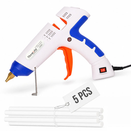 Themisto (TH-GG110) 100W Industrial Glue Gun With 5 Milky Super Strong Glue Sticks