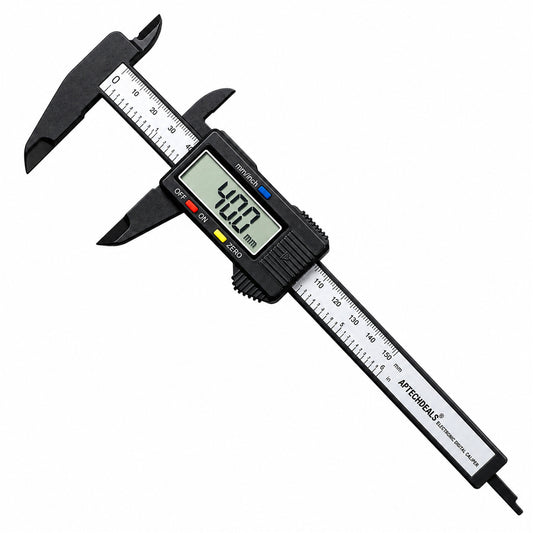 Aptechdeals AP-V150 Digital Vernier Calliper (0–150mm) | LCD Display | Plastic Body | 4 Measurement Modes | mm/Inch Conversion | Zero Setting | Precision Measuring Tool