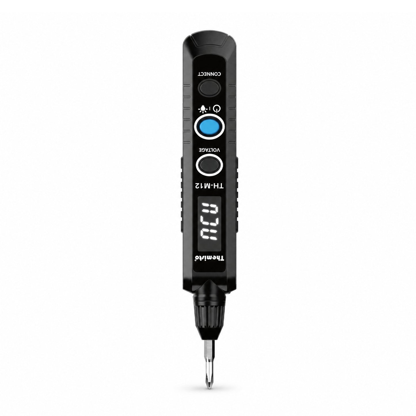 Themisto TH-M12 Digital Voltage Tester | LED Display | Voltage & Continuity Tester| Electrical Test Pen | Compact Handheld Voltage Tester