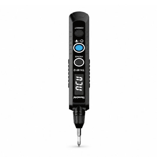Themisto TH-M12 Digital Voltage Tester | LED Display | Voltage & Continuity Tester| Electrical Test Pen | Compact Handheld Voltage Tester