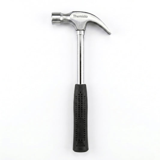 Themisto TH-T32 400g Steel Shaft Claw Hammer With Anti-Slip Handle | Reliable Tool for Woodwork, DIY and Home Maintenance