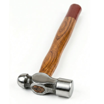 Themisto TH-T34 300g Forged Steel Head Ball Peen Hammer with Seasoned Wooden Handle | Strong Non-Slip Grip | Ideal for Home DIY and Professional Use