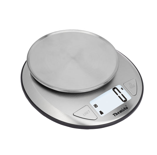 Themisto TH-WS20 Digital Kitchen Weighing Scale Stainless Steel (5Kg)