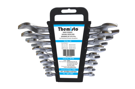 THEMISTO TH-T16 8pcs Double Open Ended Spanner set