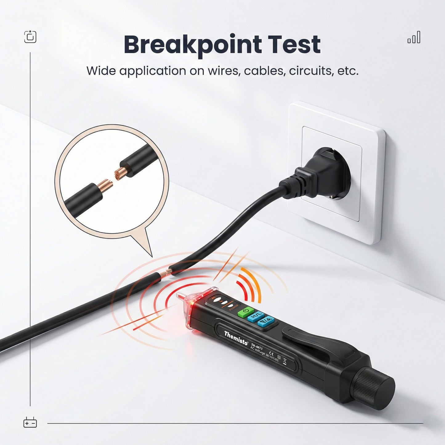 Themisto TH-M11 Non Contact AC Voltage Tester (12-1000V)