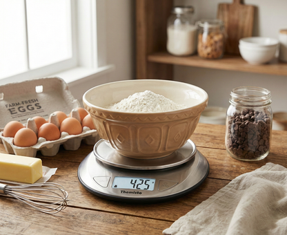 Themisto TH-WS20 Digital Kitchen Weighing Scale Stainless Steel (5Kg)