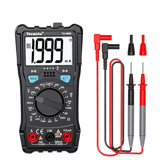 Themisto TH-M98 Digital Multimeter (Black 2000 Counts)