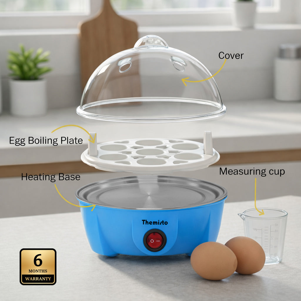 Themisto 350 W Egg Boiler/Poacher/Cooker (TH-610(7 eggs))