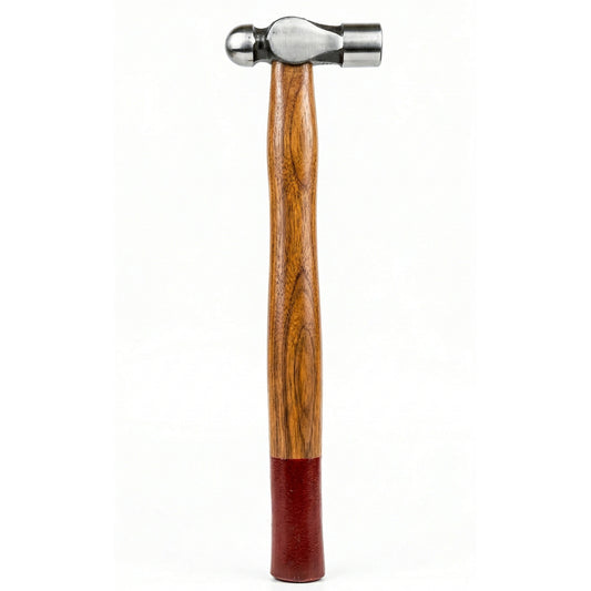 Themisto TH-T34 300g Forged Steel Head Ball Peen Hammer with Seasoned Wooden Handle | Strong Non-Slip Grip | Ideal for Home DIY and Professional Use