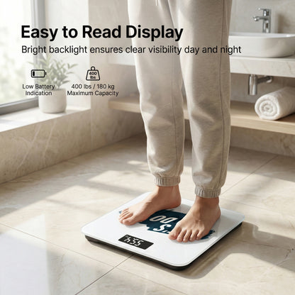Themisto TH-WS40E Body weight Scale, With High Precision Sensors | Backlit Display