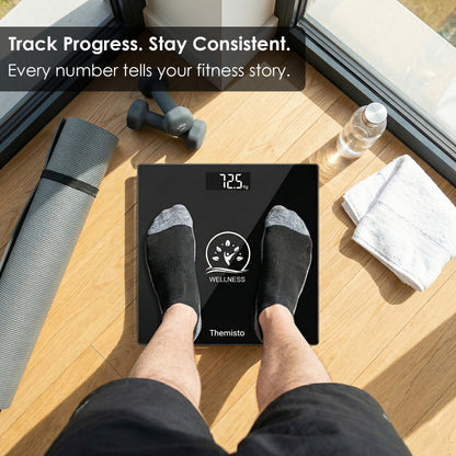 Themisto TH-WS40 Body weight Scale,With High Precision Sensors | Backlit Display