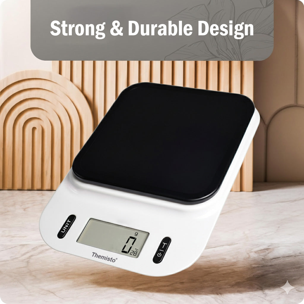 Themisto TH-WS06 Electronic digital Kitchen Weighing Scale |10 Kg| Back Light LCD| Made In India
