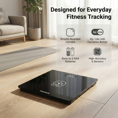 Themisto TH-WS40 Body weight Scale,With High Precision Sensors | Backlit Display