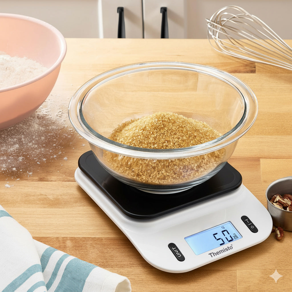 Themisto TH-WS06 Electronic digital Kitchen Weighing Scale |10 Kg| Back Light LCD| Made In India