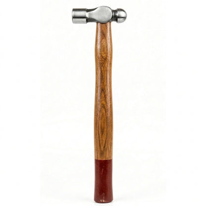Themisto TH-T34 300g Forged Steel Head Ball Peen Hammer with Seasoned Wooden Handle | Strong Non-Slip Grip | Ideal for Home DIY and Professional Use