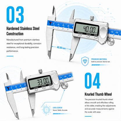 Themisto TH-M61 Digital Vernier Calliper (0-150MM/6")