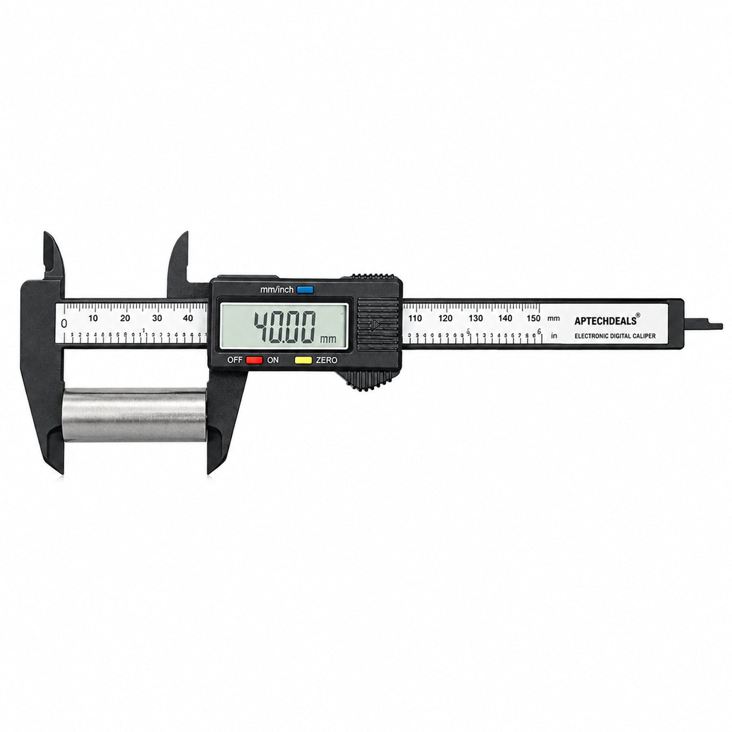 Aptechdeals AP-V150 Digital Vernier Caliper (0–150mm) | LCD Display | Plastic Body | 4 Measurement Modes | mm/Inch Conversion | Zero Setting | Precision Measuring Tool