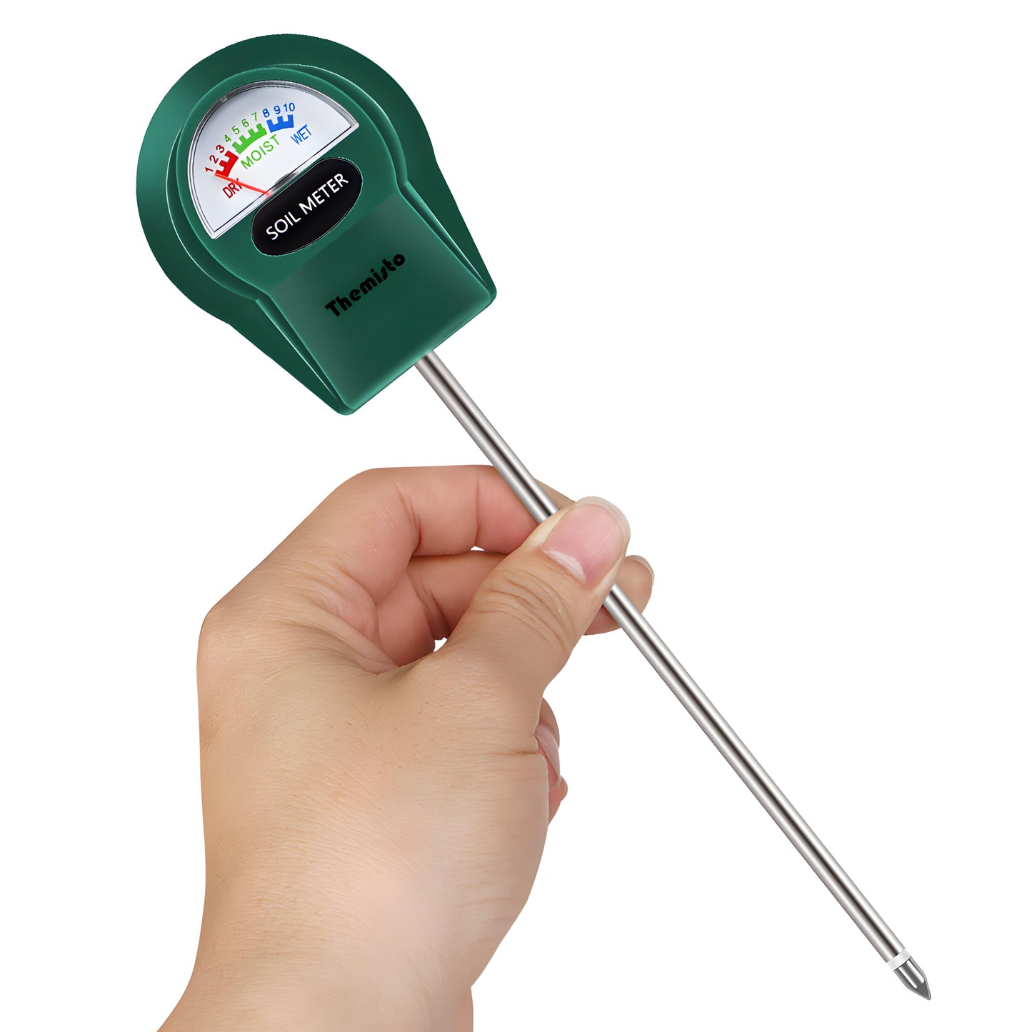 Themisto TH-SM01 Soil Moisture Meter | Accurate Analog Moisture Tester for Indoor & Outdoor Plants | No Battery Needed