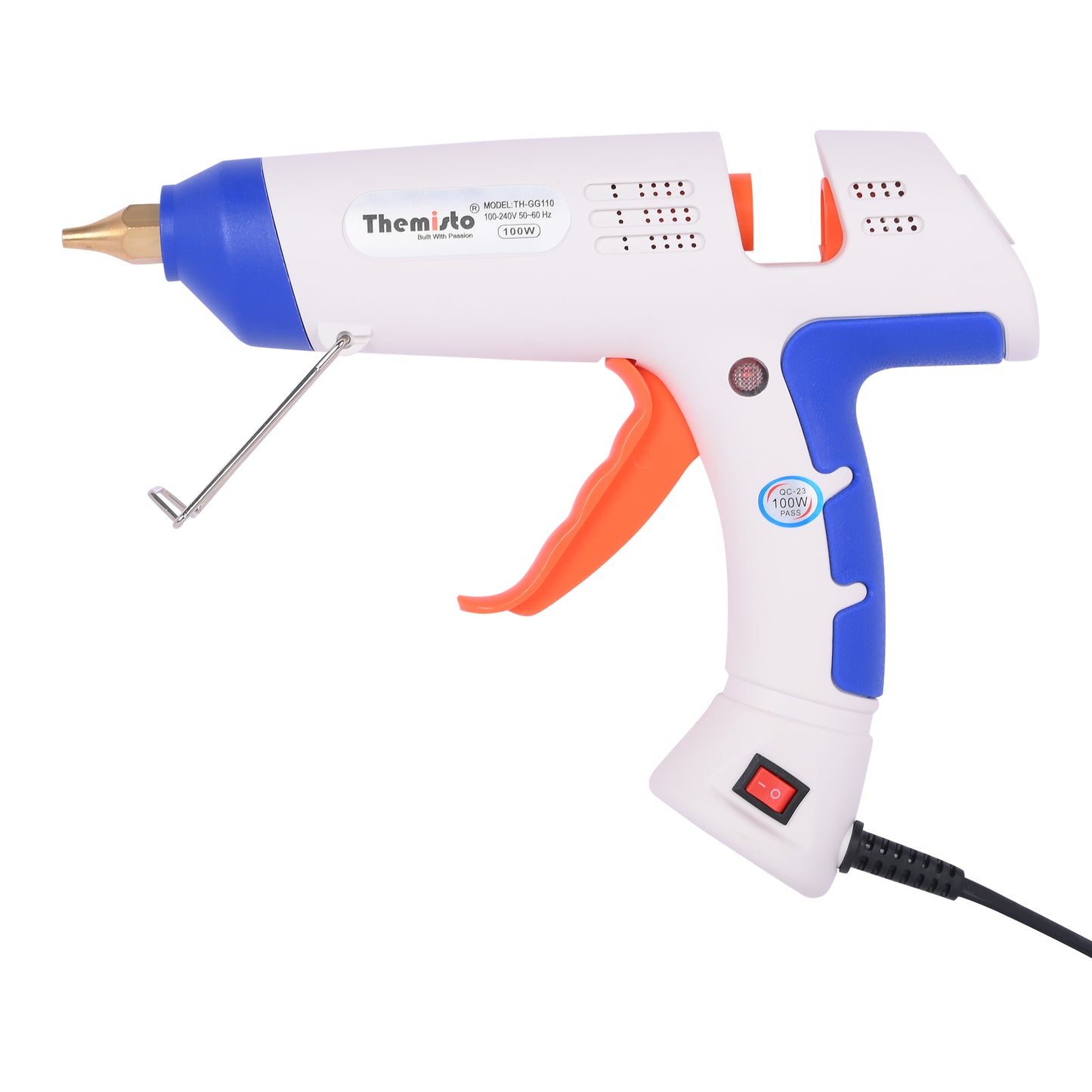 Themisto 100W Industrial Glue Gun With 5 Milky Super Strong Glue Sticks (100w)