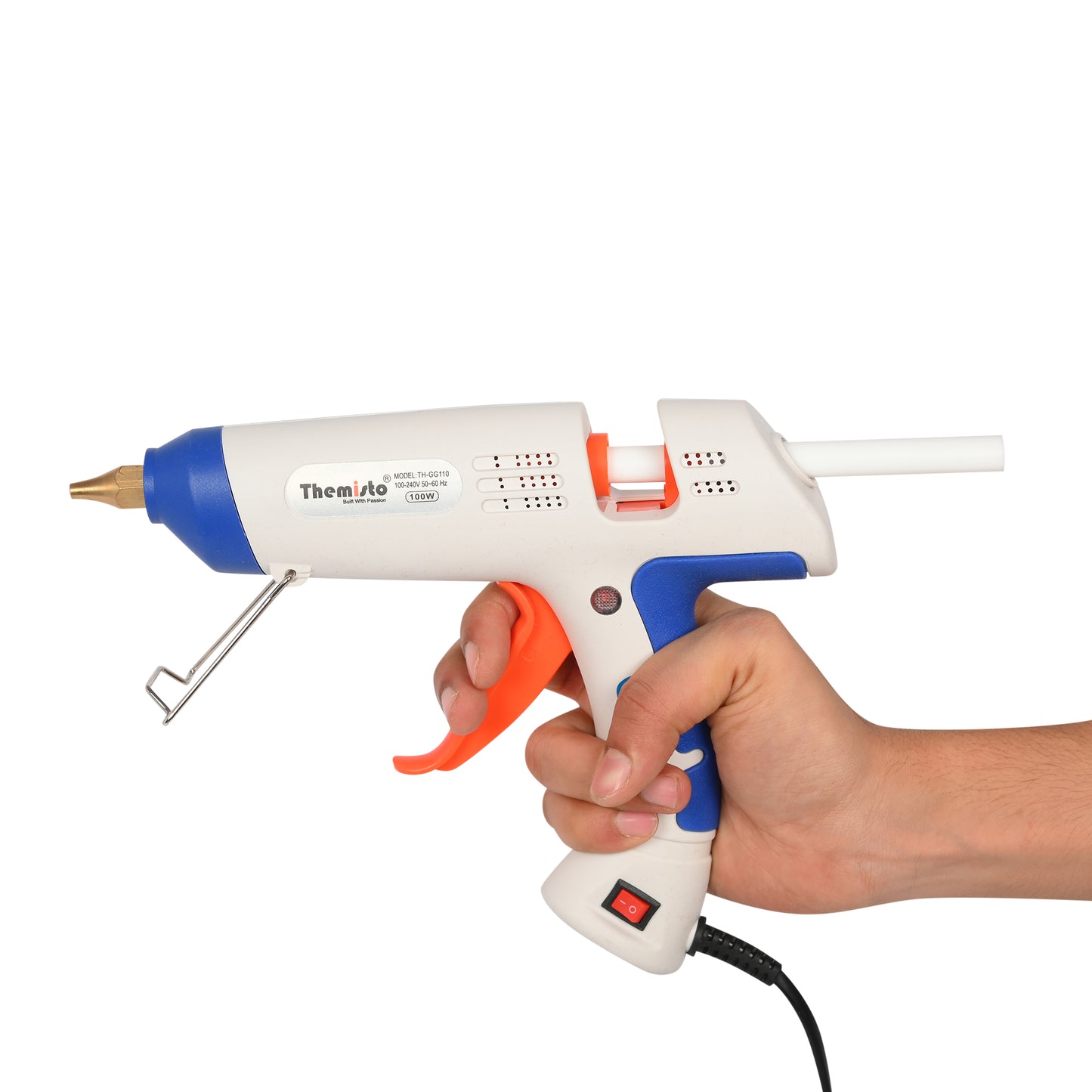 Themisto 100W Industrial Glue Gun With 5 Milky Super Strong Glue Sticks (100w)