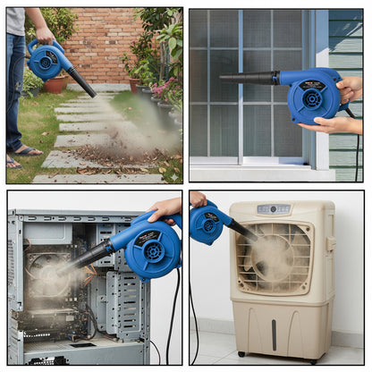 Themisto TH-AB100 650 Watt Air Blower Machine | 11000 RPM Heavy Duty Copper Armature Air Blower with Variable Speed| 3 Meter Long Wire